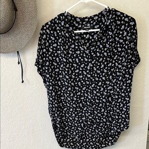 Madewell Floral Button Down Top